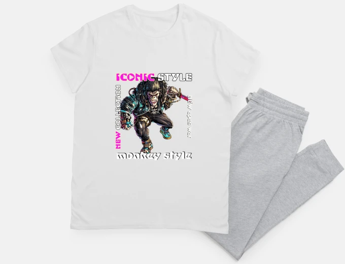 Pyjama warrior monkey