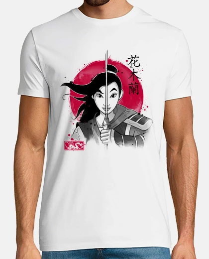 Camiseta Warrior Princess Sumi e