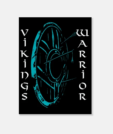 Stampa warrior vichingo