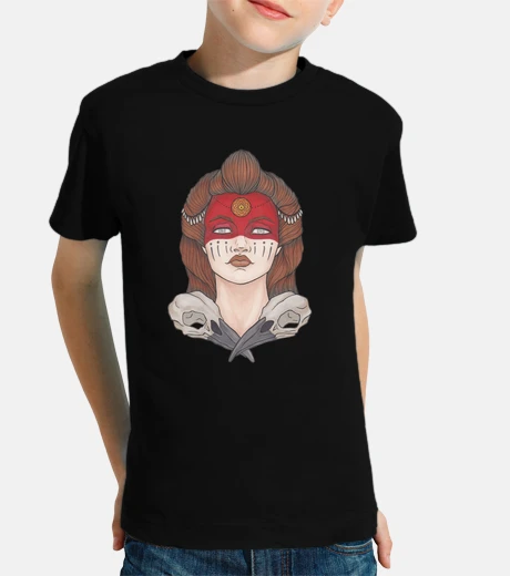 Children's warrior with crow skulls