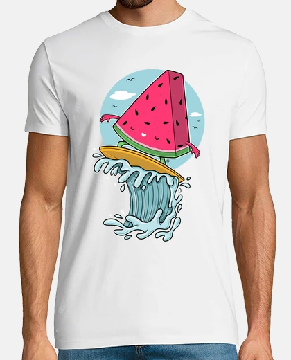 T-shirt water di melone surf er