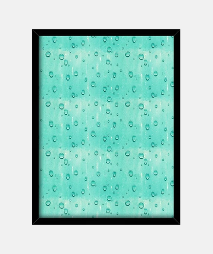 Quadro water gocce (rettangolari)