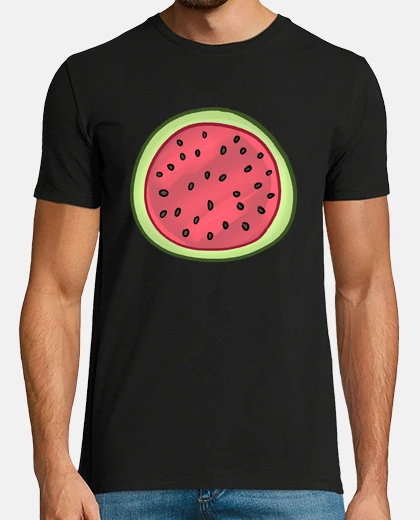T-shirt water melone half v