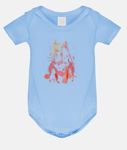 Kids watercolor foxy -red