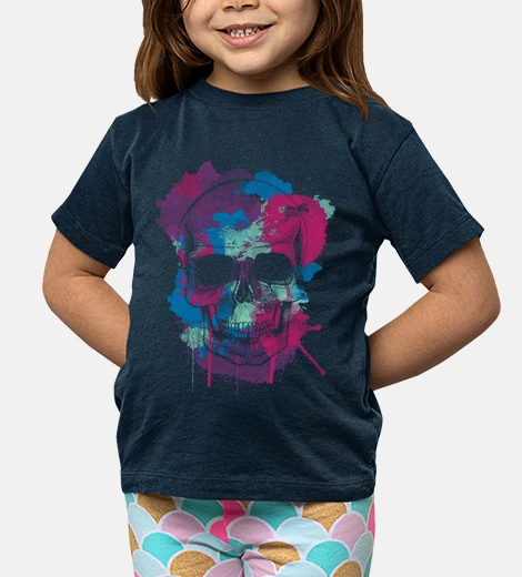 Abbigliamento watercolor skull