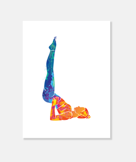 watercolor gymnastics