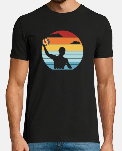 Tee-shirt waterpolo joueur rétro jeu équipe objectif vintage