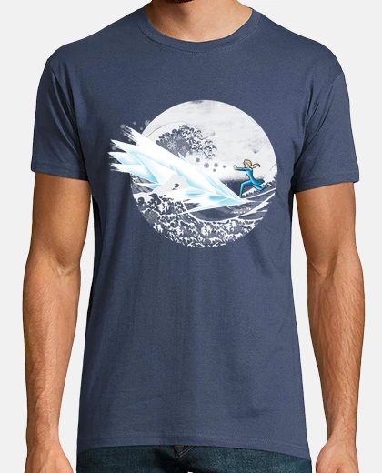 T-shirt wave frozen