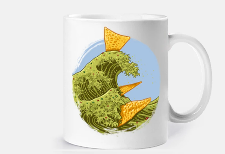 Tazza wave guacamole