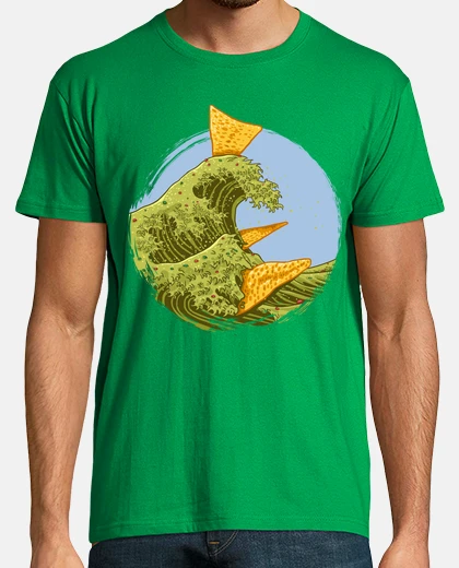 T-shirt wave guacamole