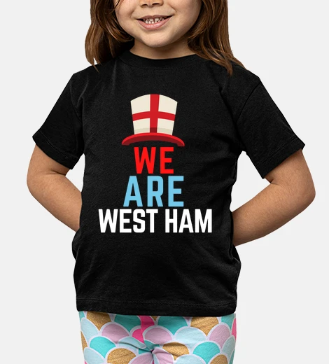 Kids we are west ham england flag sports