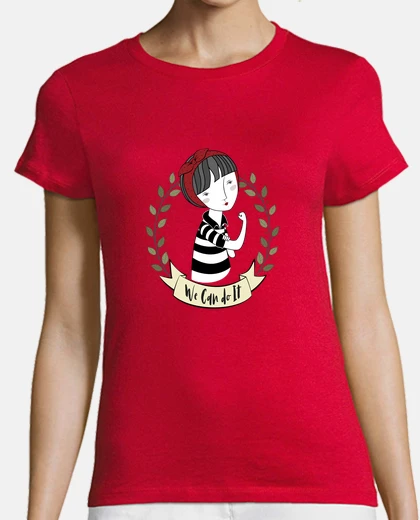 Playera we can do it - feminista - podemos hace