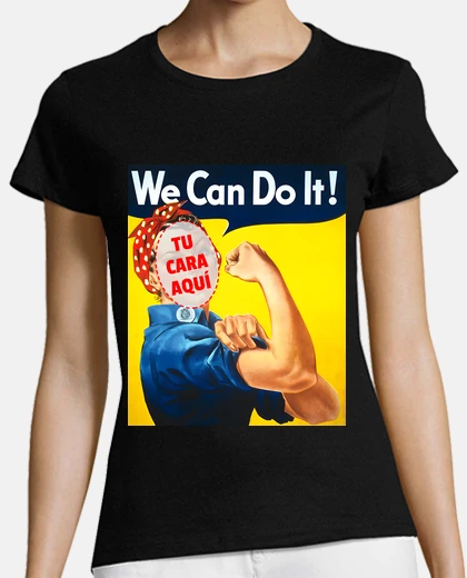 Playera we can do it con tu cara
