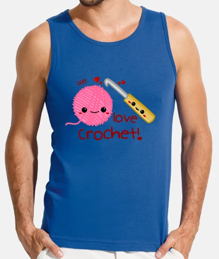 T-shirt we love crochet!