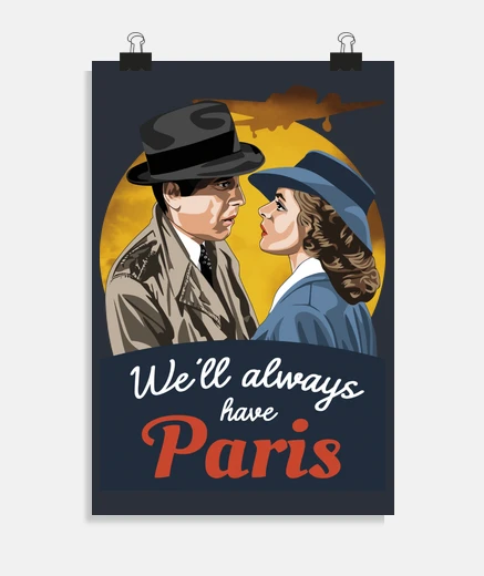 Poster We will always have Paris