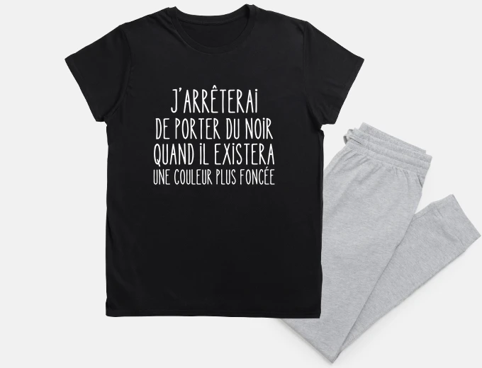 Pyjama wear black