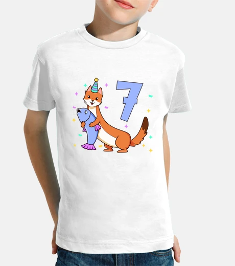 Kids Weasel kids birthday 7 years old