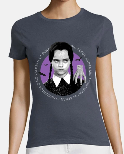 T-shirt wednesday addams