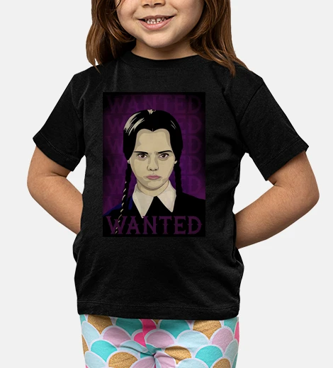 Kids wednesday addams kid t- t-shirt