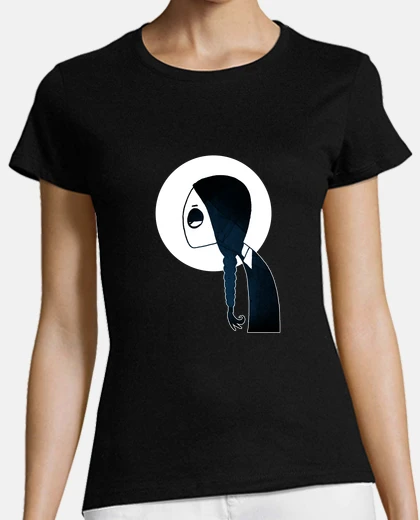 T-shirt wednesday addams profile