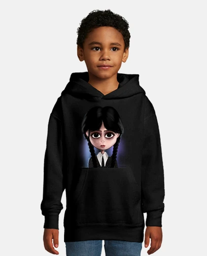 Kids wednesday transparent background sweatshirt