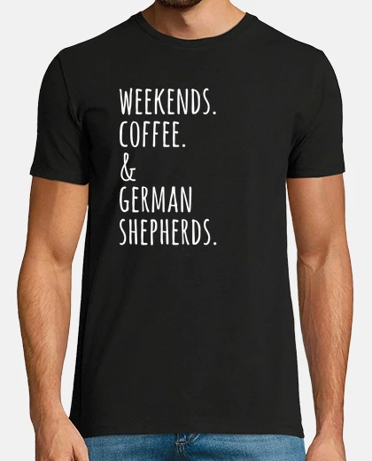 Tee-shirt week-end coffee ger man berger