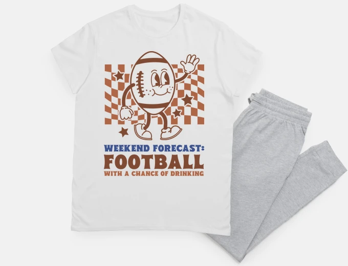 Pijama WEEKEND FORECAST FOOTBALL DRINKING