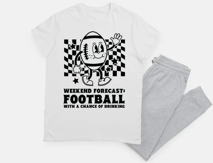 Pijama WEEKEND FORECAST FOOTBALL DRINKING