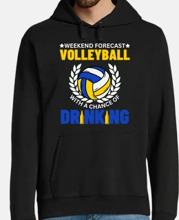 Weekend Forecast Volleyball  Beer Funny
