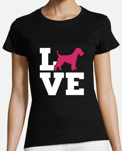T-shirt welsh terrier amore