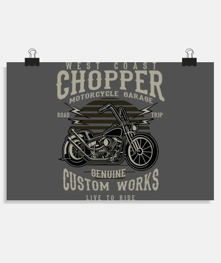 Poster west coast chopper