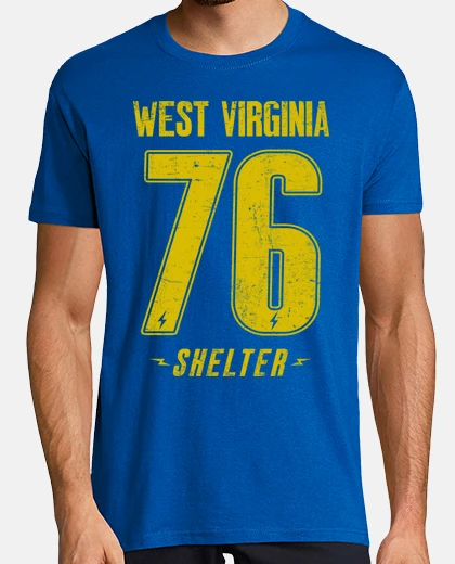 Camiseta west virginia 76 shelter