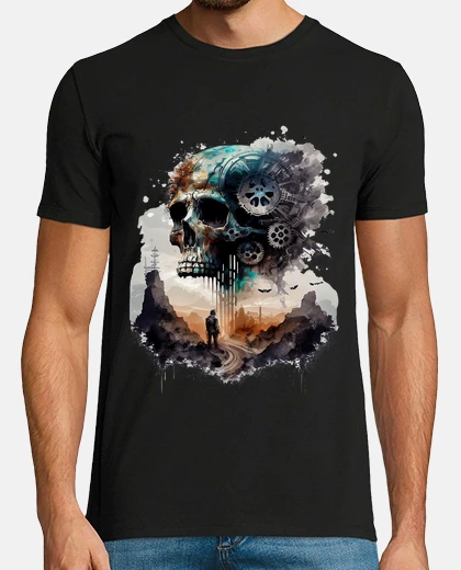 Tee-shirt western punk à la steam
