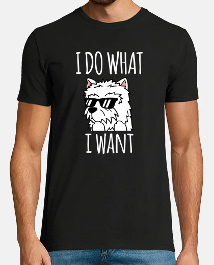 T-shirt westie faccio what voglio
