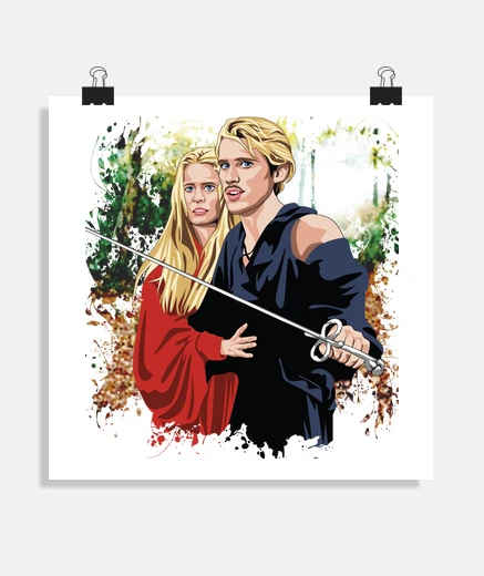 Poster westley and buttercup