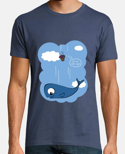 T-shirt whale e petunie 1h