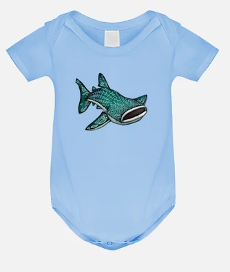 Whale shark baby grow baby s bodysuits tostadora