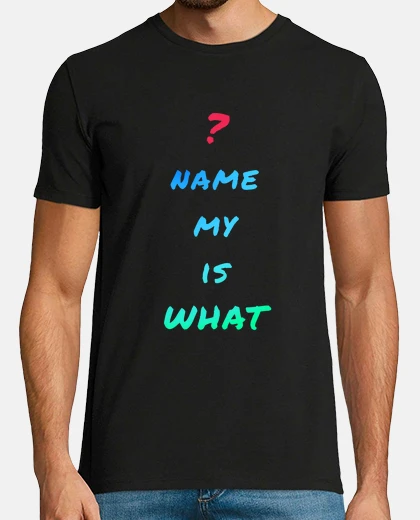 Playera what is my name 3