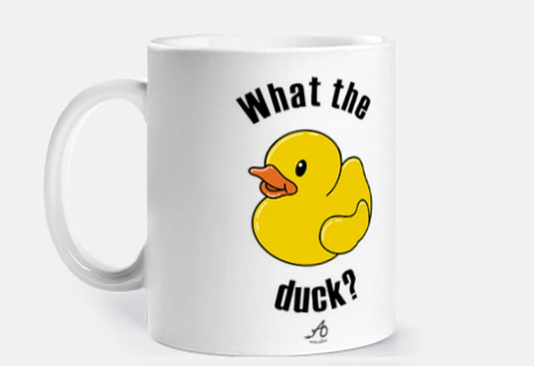 Cup what the duck mug