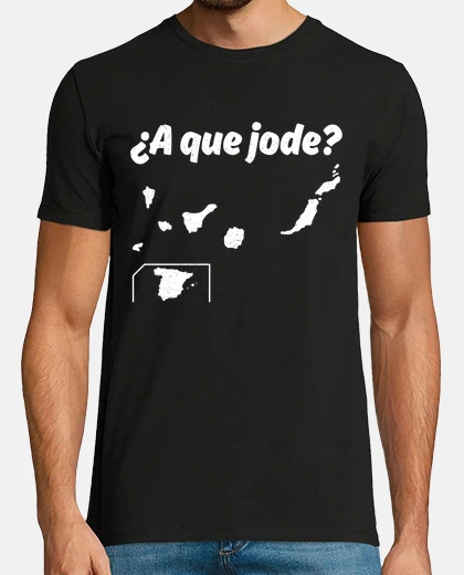 T-shirt what&#39;s the matter canary islands map spain tenerife las palmas