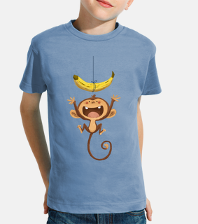 what a monkey - kids t-shirt - t-shirt