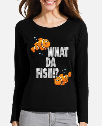 What da fish funny quote fish meme t-shirt