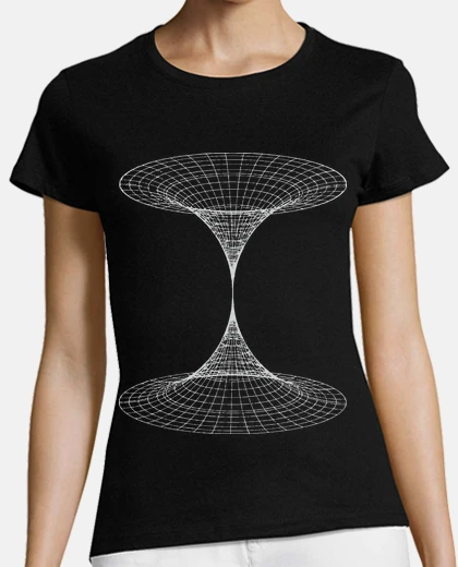 T-shirt whirlpool cyclone vortex bianco