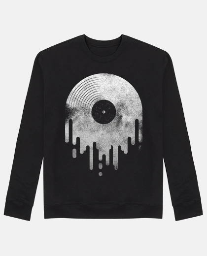 Hoodie white dripping design