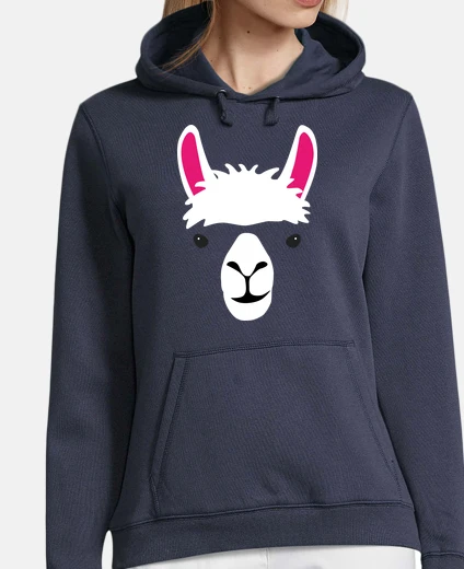 Hoodie white flame
