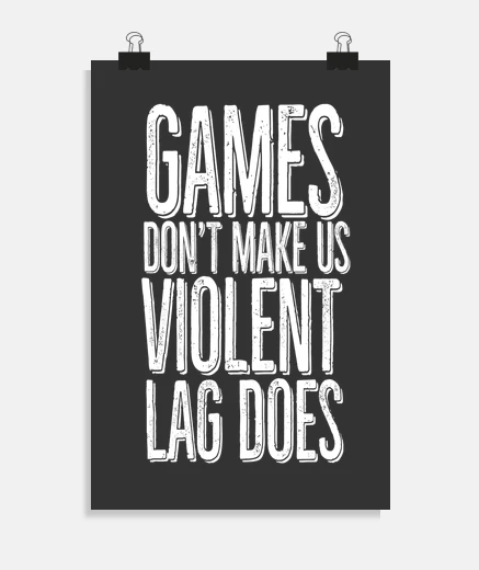 Poster white lag