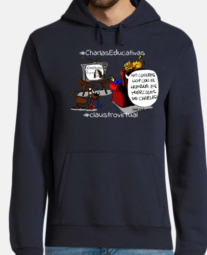 Hoodie white sofa talks