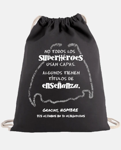 Bag white superhero. change name.