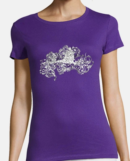 T-shirt white tiger