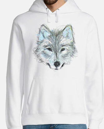 White wolf hoodie sales